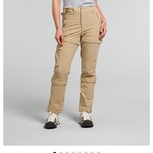 The North Face Khaki Zip-Off Pants